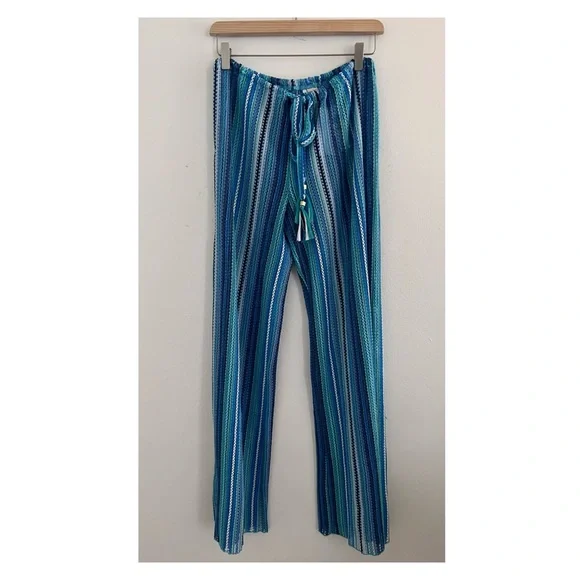 Becca by Becca Virtue Crochet Seaside Split Leg Pants - Picture 3 of 3